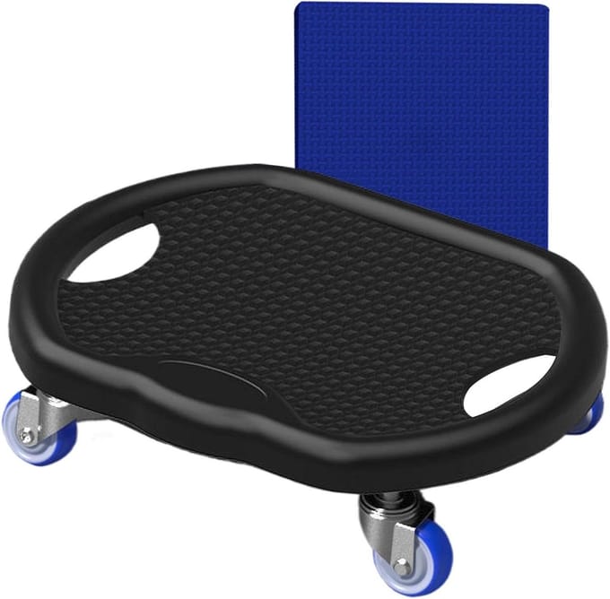 Buikspierroller - Core Trainer - Thuis Krachttraining - Stil Gebruik - 32x27x9 cm - Zwart