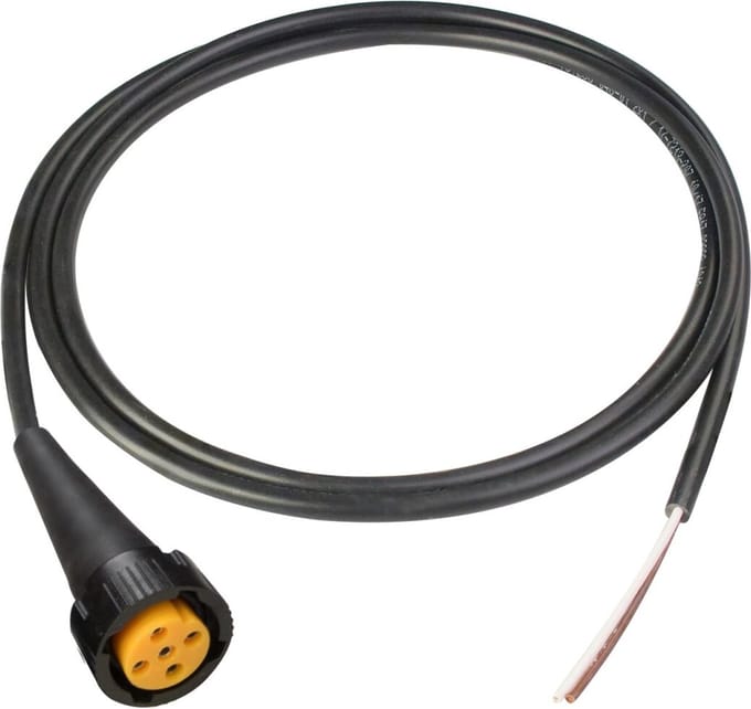 Aspock aansluitkabel 200 cm links - 5 polige connector met losse draad
