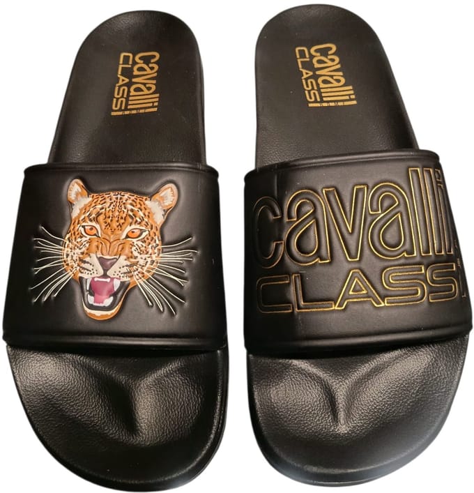 Cavalli class slippers sliders roberto cavali - maat 44/45 - badslippers