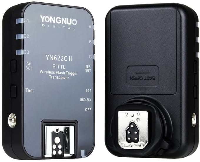 Yongnuo YN-622C II ETTL Wireless Flash Trigger voor Canon met Diffuser