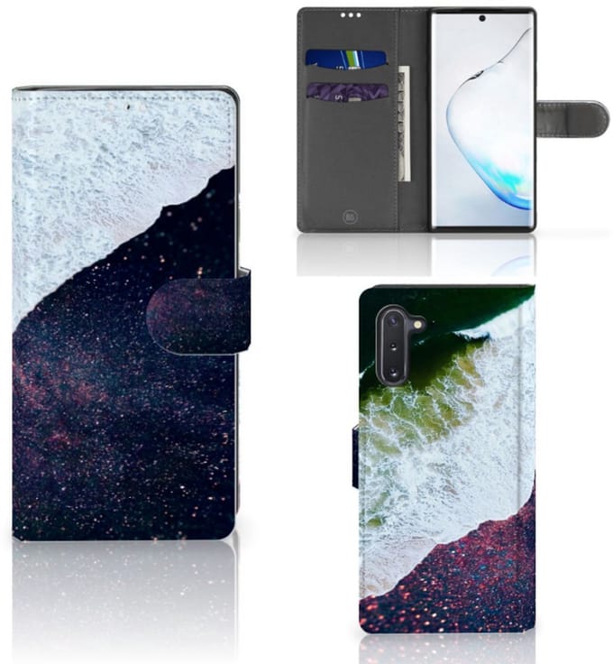 Samsung Galaxy Note 10 Book Case Sea in Space