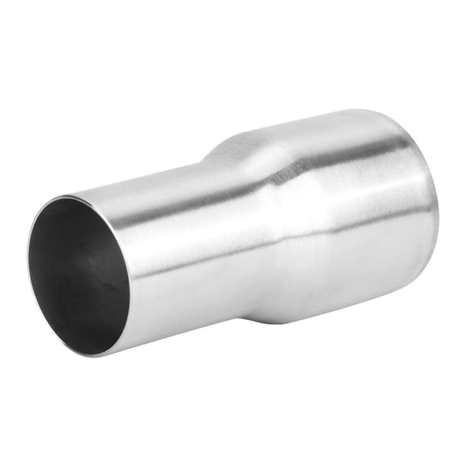 Universele RVS Uitlaatpijp Connector Buis Adapter Reducer Gemodificeerd Onderdeel51MM   63MM 51-63MM white