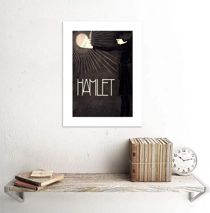Shakespeare Hamlet Theatervoorstelling Kunstprint Ingelijste Poster 30x41 cm