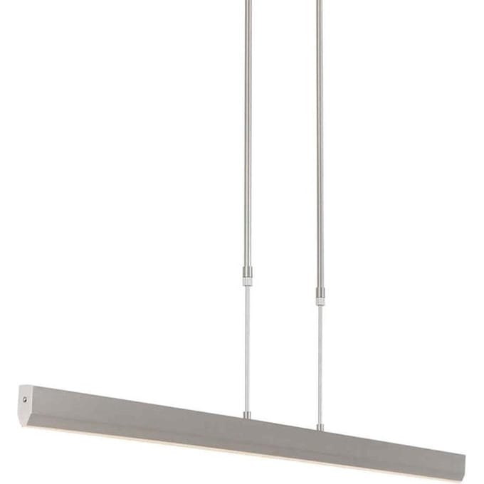 Hanglamp Zelena 3656ST Staal, Hoogte instelbaar, Lichtkleur instelbaar, Modern, Steinhauer