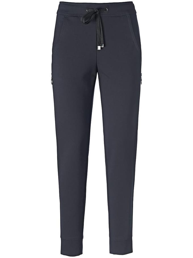 Broek in jogg-pant-stijl pasvorm Barbara Van Peter Hahn blauw
