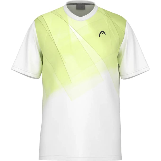 Tennisshirt HEAD Men Topspin Print Lightlime-M
