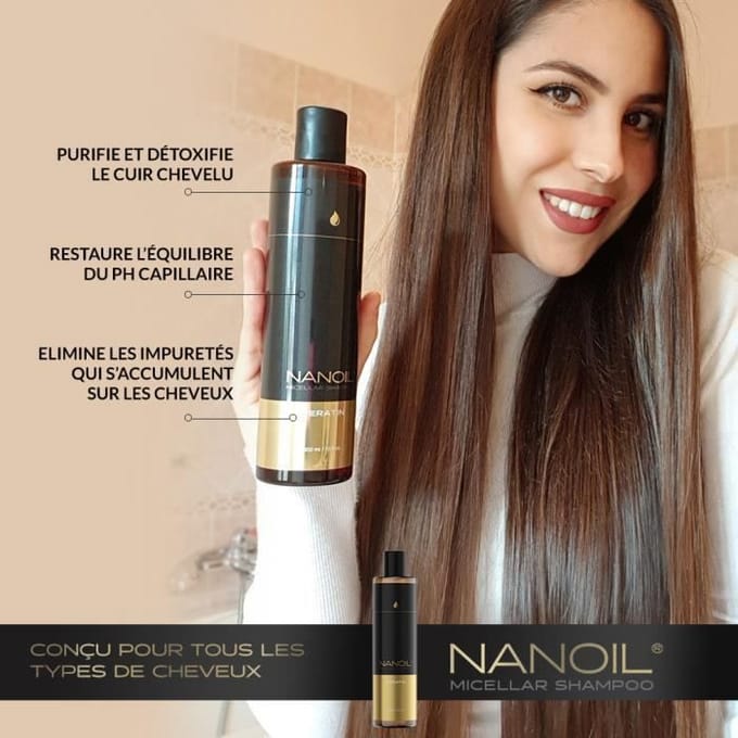 Nanoil Keratin Micellar Shampoo Shampoo 300 ml