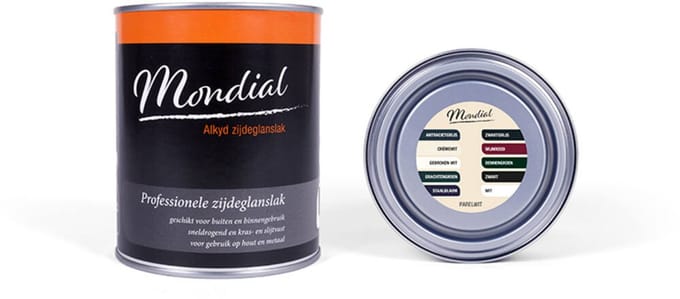 Mondial Zijdeglans Alkyd RAL1013 Parelwit