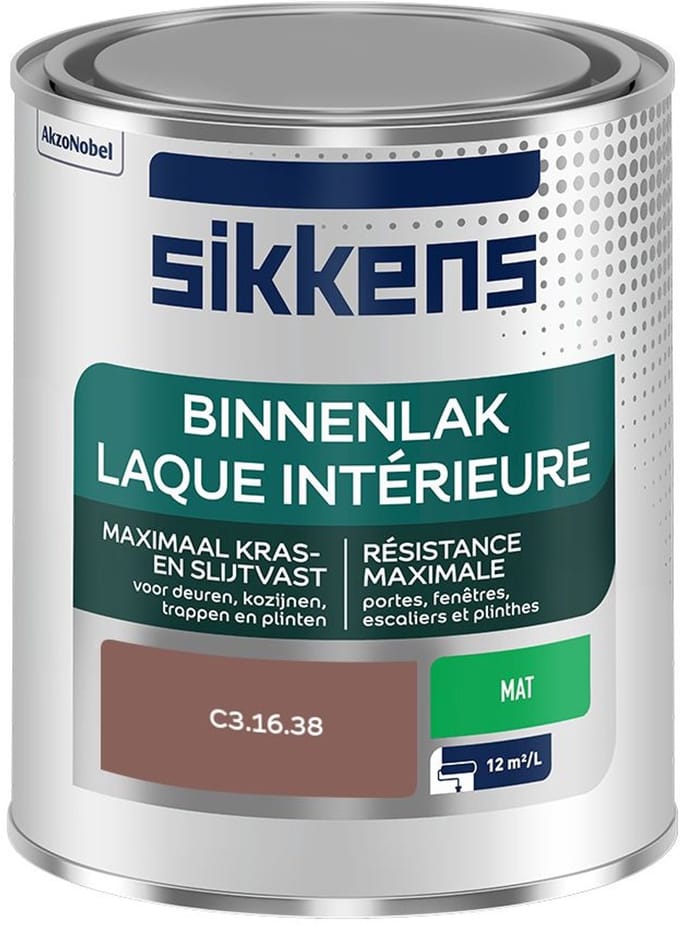 Sikkens - Binnenlak Mat - C3.16.38 - Mengverf - 750 Ml