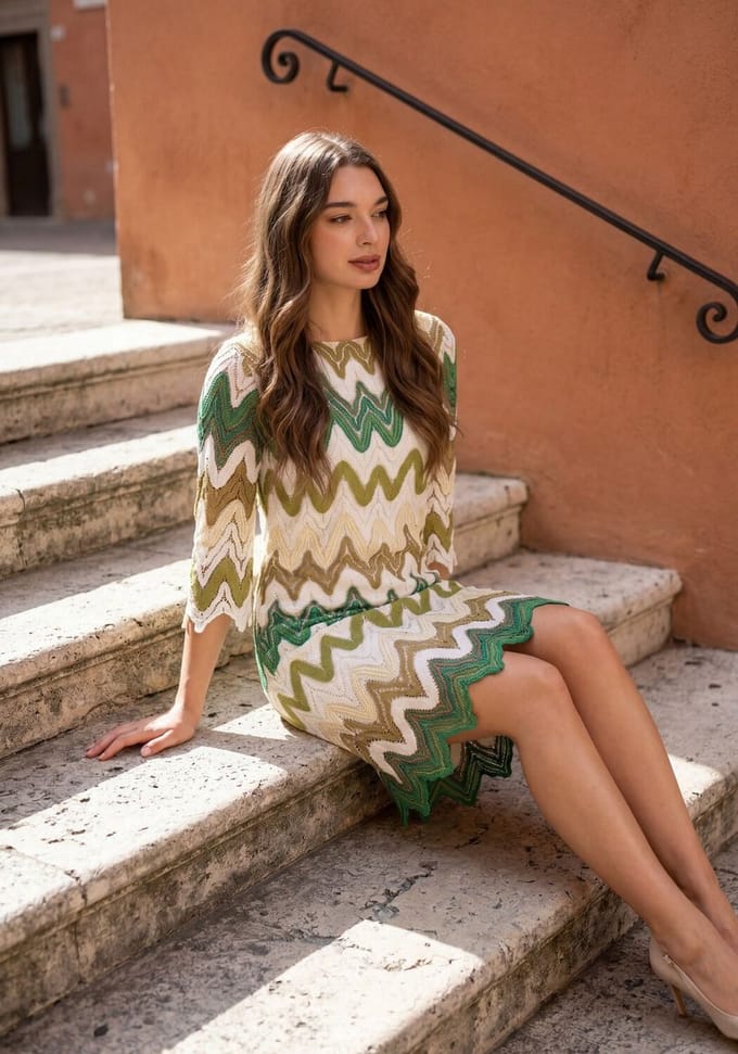 Ana Alcazar 041906-3833 Dames - Jurk - Multi - Maat 36