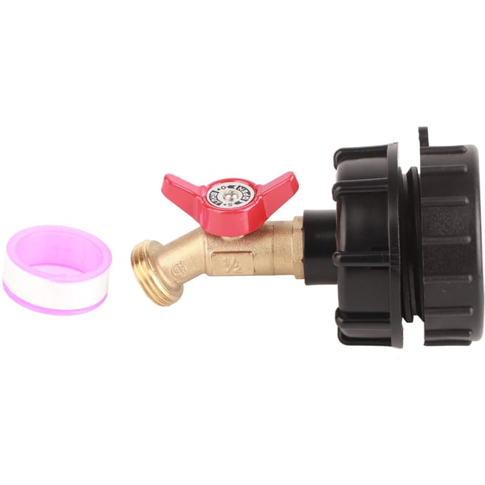 IBC IBC-container Adapter Tankadapter Kraanaansluiting Kleppakking Onderdelen Klein Mondstuk beige