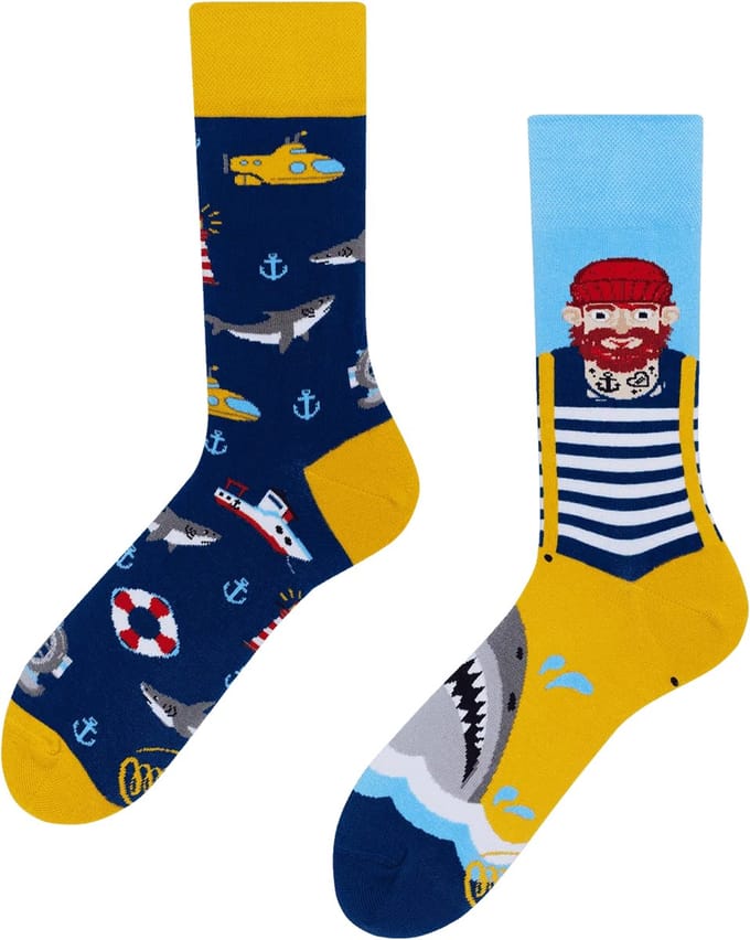 Many Mornings unisex sokken - Fishers Tale - Unisex - Maat: 35 - 38