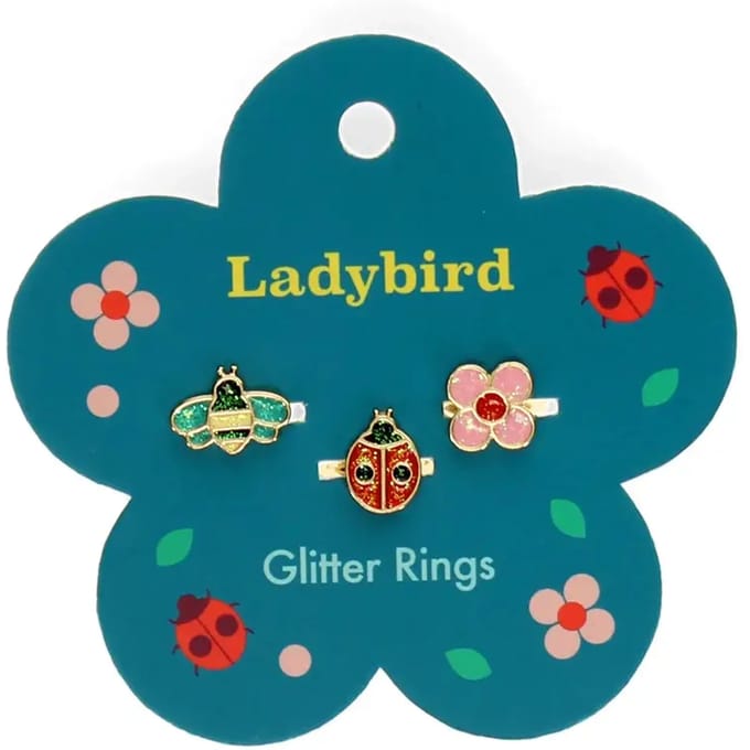 Lieveheersbeestje met glitters Rex London