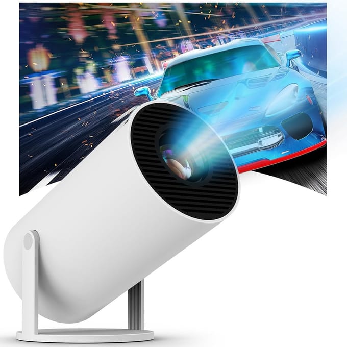 Draagbare Mini Projector met Android 11 en 4K Ondersteuning