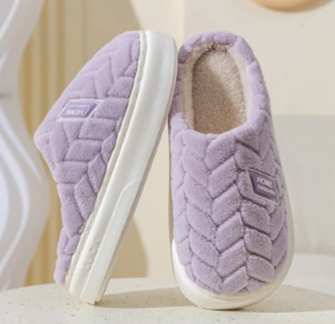 Trendy Paarse Dames Pantoffels 40-41 | Stijlvol Comfort voor Thuis