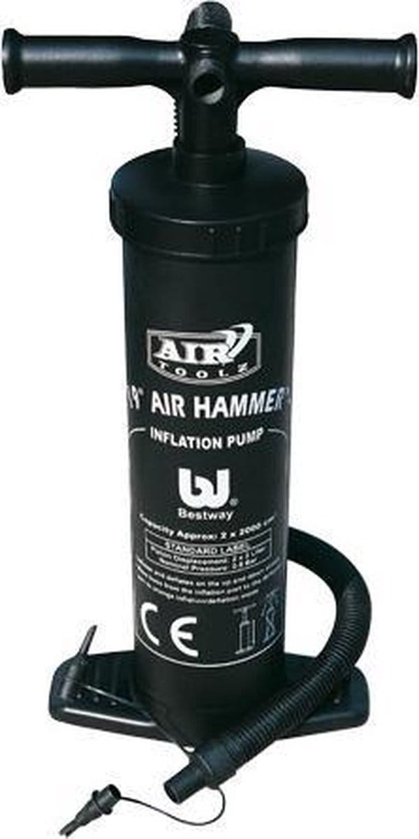 Bestway Handpomp 2,8 Liter - Zwart - 37 centimeter - luchtbeddenpomp - zwembadenpomp
