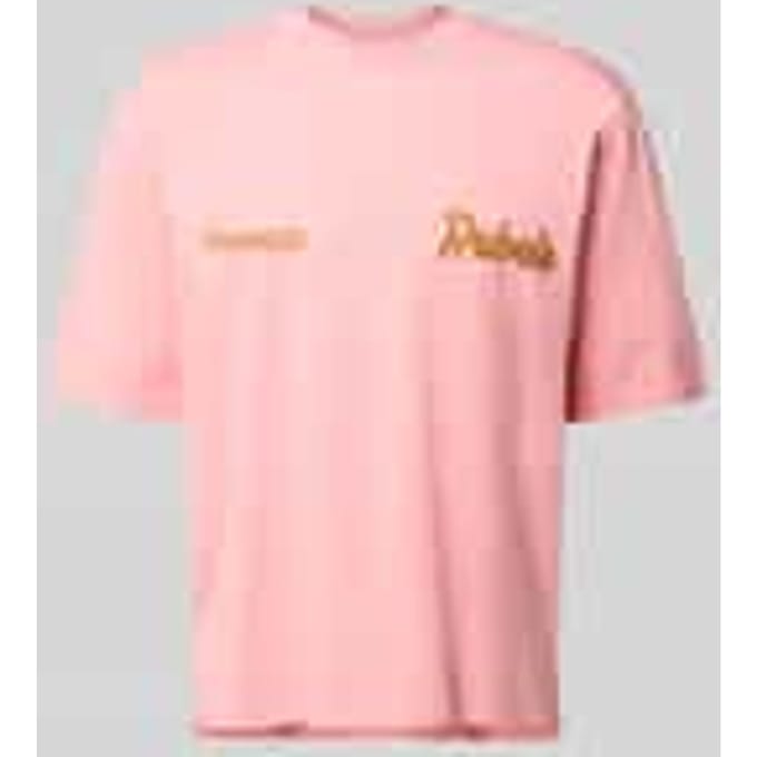 Loose fit T-shirt met gestikt logo