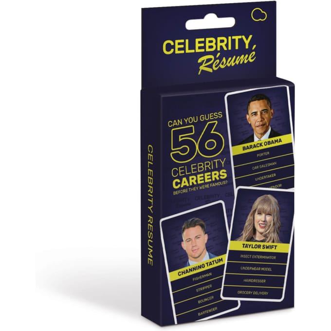 Celebrity Resume Card Game