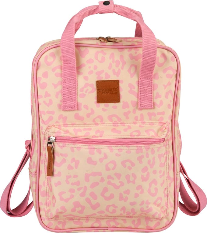 Princess Traveller Kids Collection - Rugzak - Luipaard - Roze