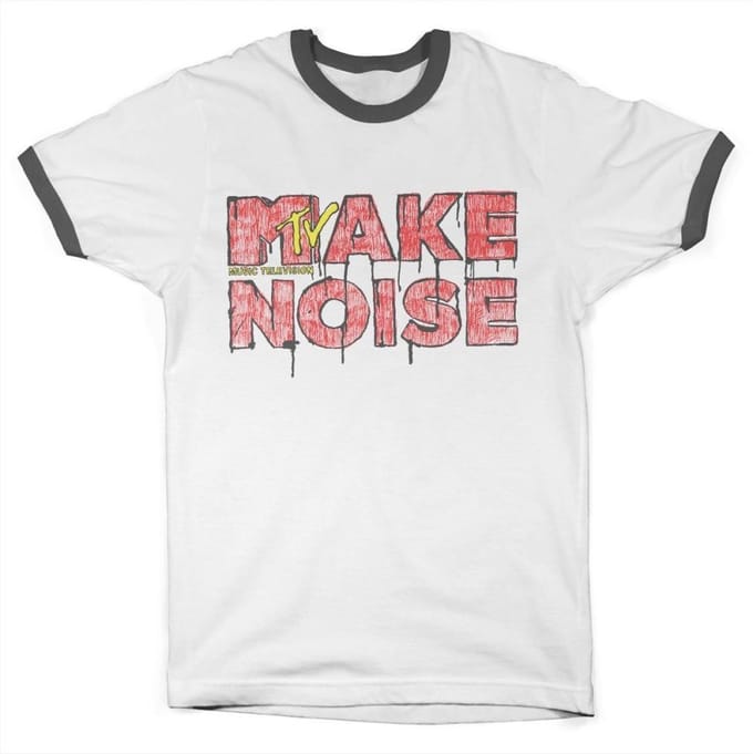 MTV Heren Tshirt -S- Make Noise Wit