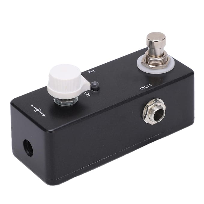 Gitaar Volume Effect Pedaal Knop Regelaar Attenuator met True Bypass Stemaccessoires 20mA gray
