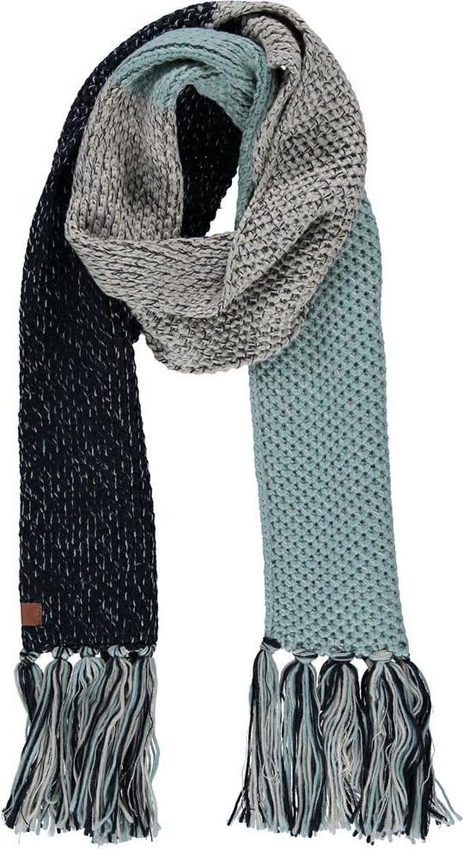 Sarlini Langwerpige Gebreide Sjaal Antique Blauw