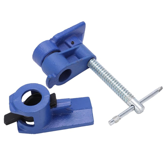 Houtlijmen Pijpklemset Smeedbaar Staal Snelspanner MultiClutch Heavy Duty G34in blue