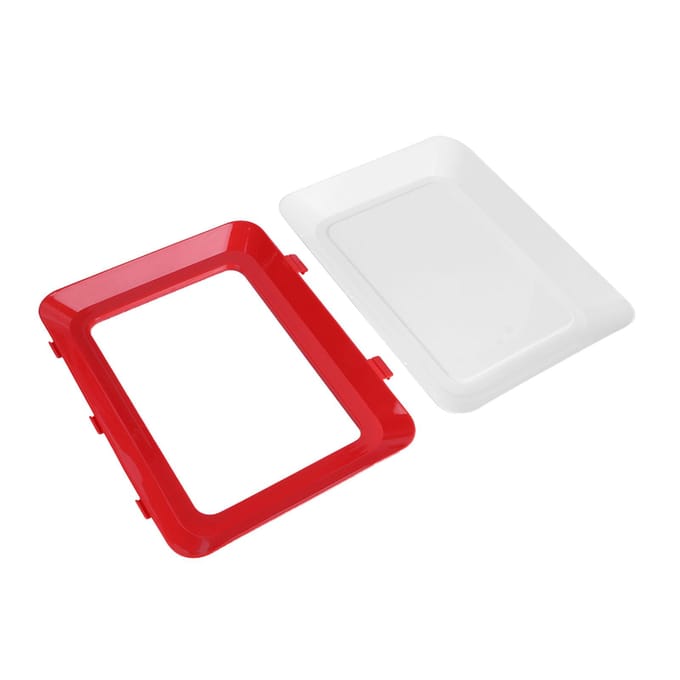 Herbruikbare Voedselbewaarbak Vacuüm Seal Stapelbare Voedselopbergcontainer Keukengereedschap white