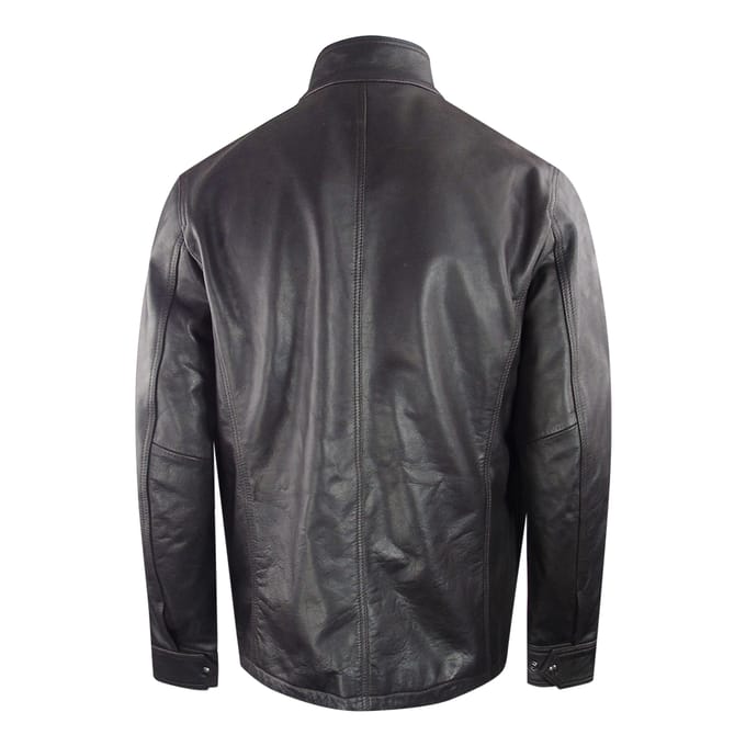 Belstaff donkerbruin Grant leren jack