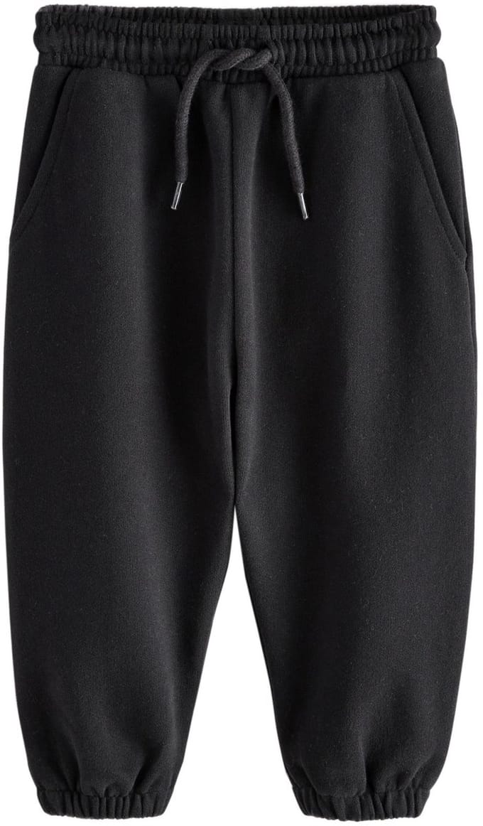 Next - Jongens - Zachte jersey joggingbroek met standaard pasvorm - Zwart