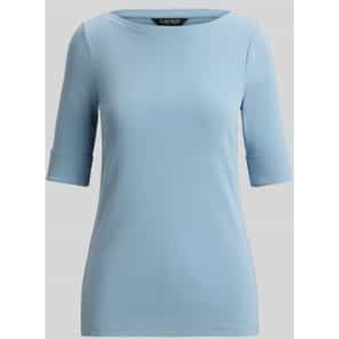 slim fit T-shirt van puur katoen