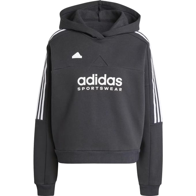 Adidas Tiro Cut 3 Stripes Fleece Sweatshirt Zwart S / Regular Vrouw