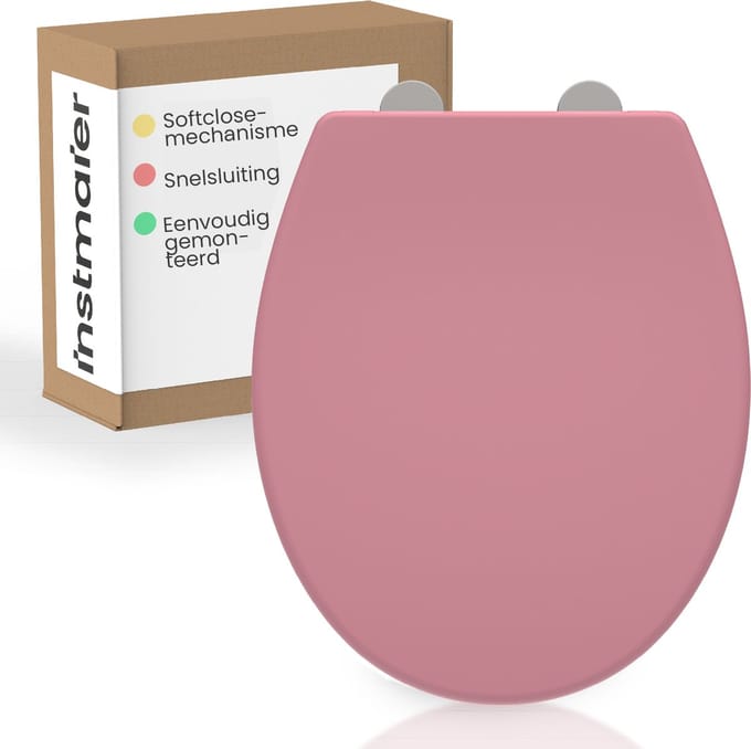 instmaier Helma - WC bril - Duroplast - ovale vorm - Coral