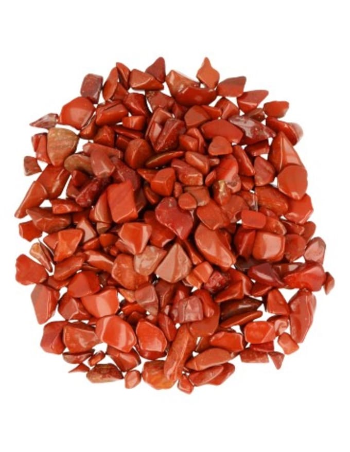 Jaspis rood trommelstenen (mt1) (Uitvoering - Trommelstenen 100 gr. Jaspis rood (mt1))