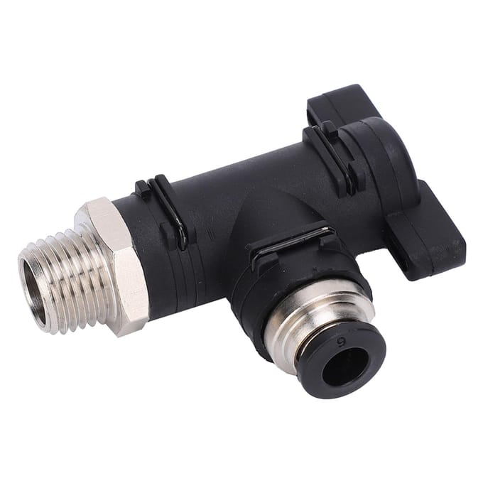 Pneumatische Schakelaar PT14in Zelfborgende Connector Luchtklep Accessoires BL602 0.8MPa