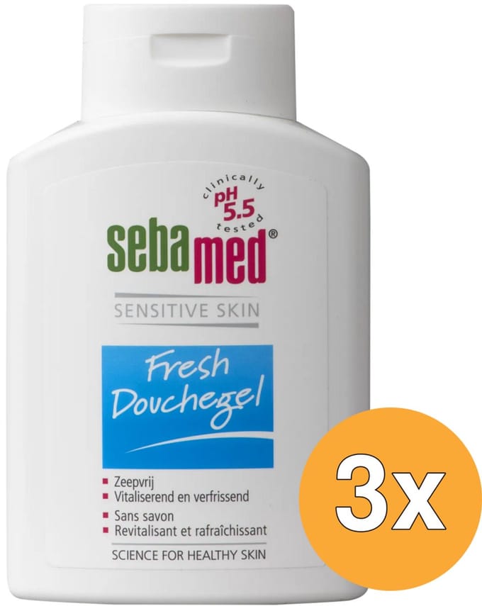 3x Sebamed Douchegel (200 ml)