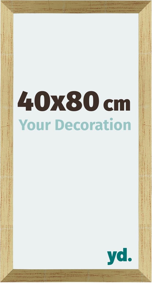 Your Decoration - Fotolijst 40x80 cm - MDF - Goud Glans - Mura