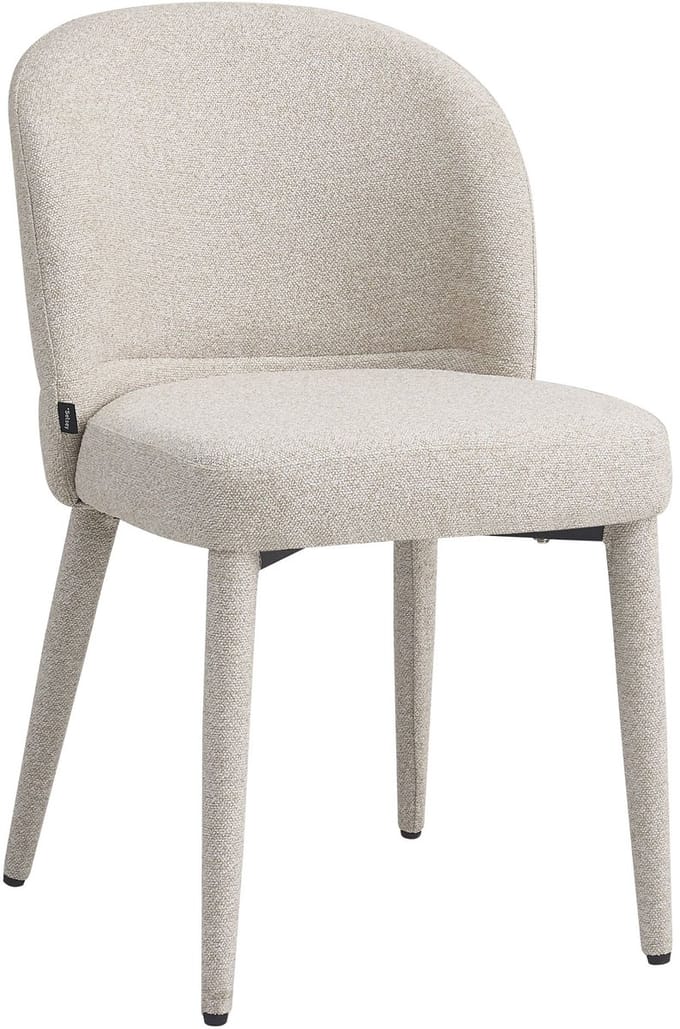 Selsey Coases – Eetkamerstoel met bouclé bekleding, Beige