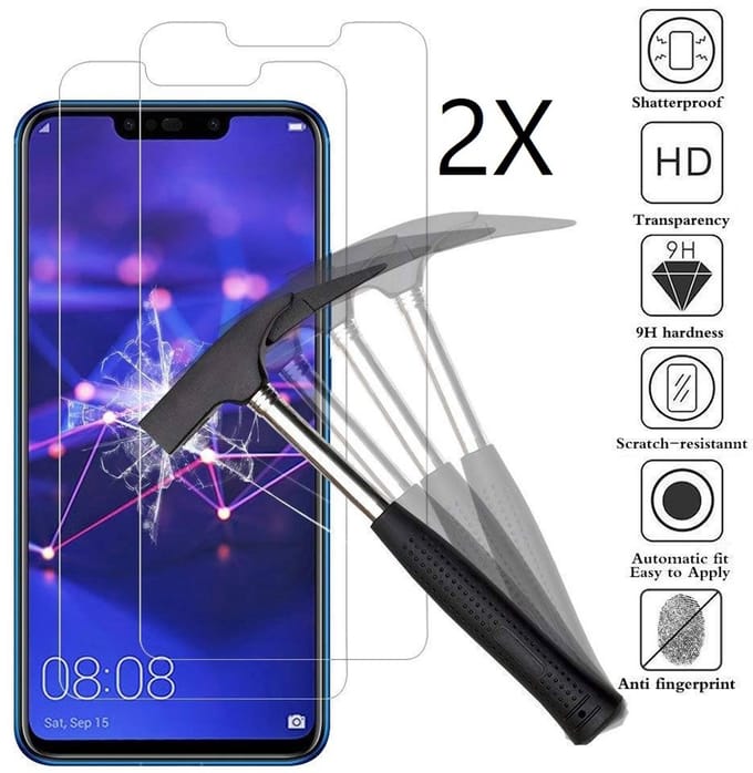Ntech 2 Stuks Screenprotector Tempered Glass Glazen - Geschikt voor Huawei Mate 20 Lite