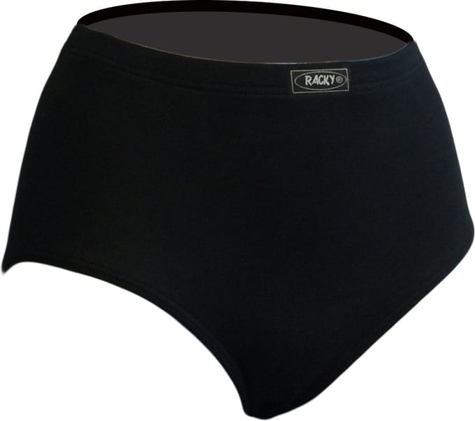Dames Racky taille slip - Zwart - prijs per 6 stuks