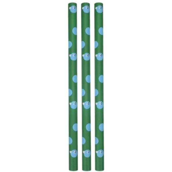 Ole cadeaupapier christmas balls - indian green