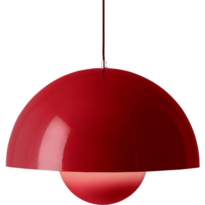 &Tradition Flowerpot VP2 Hanglamp Vermiljoen Rood