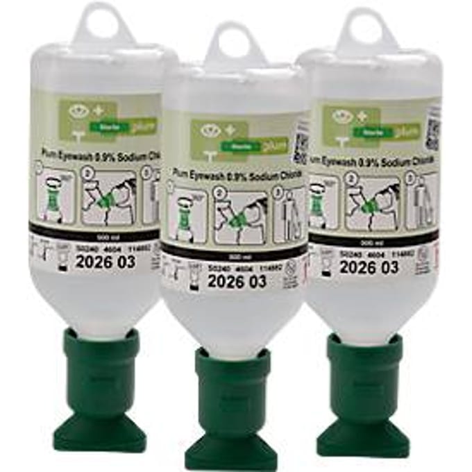 Oogdoucheflessen - 500 ml - 3 stuks