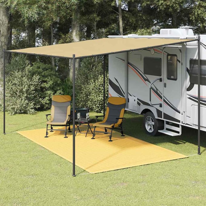 vidaXL - Tenttapijt - 250x450 - cm - beige