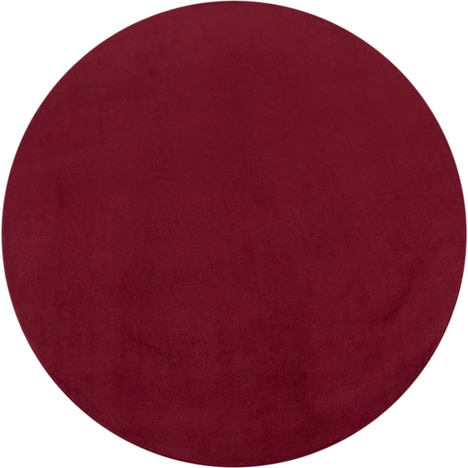 Tapijt Calissa rood 80 cm rond
