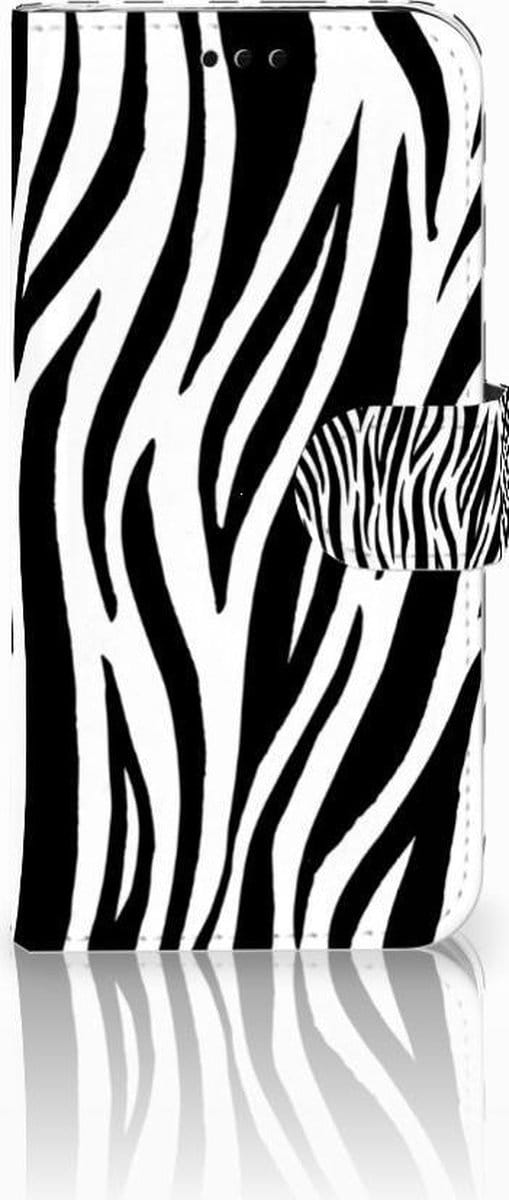 Samsung Galaxy J5 2017 Telefoonhoesje met Pasjes Zebra