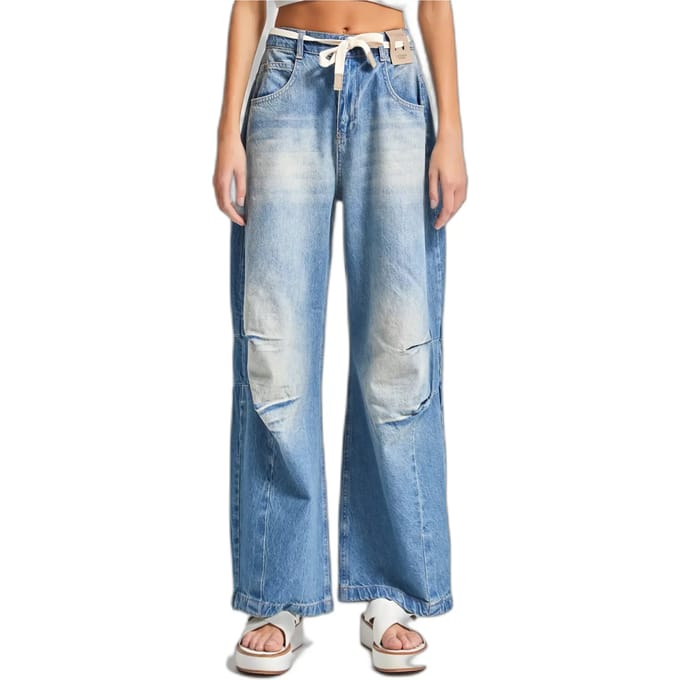 It's Basic - Barrel Balloon Mid Rise Jeans