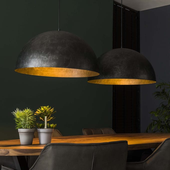 AnLi Style Hanglamp 2x Ø60 Dome