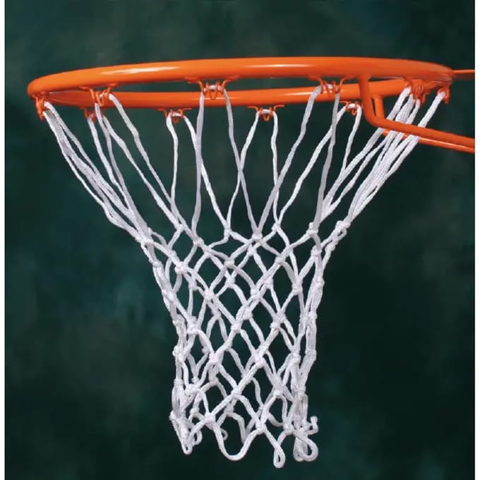 Set van basketbalnetten polyester/katoen 6mm Emdé