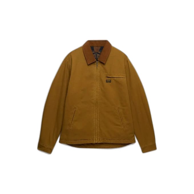 Superdry Workwear Ranch Jas Bruin L Man